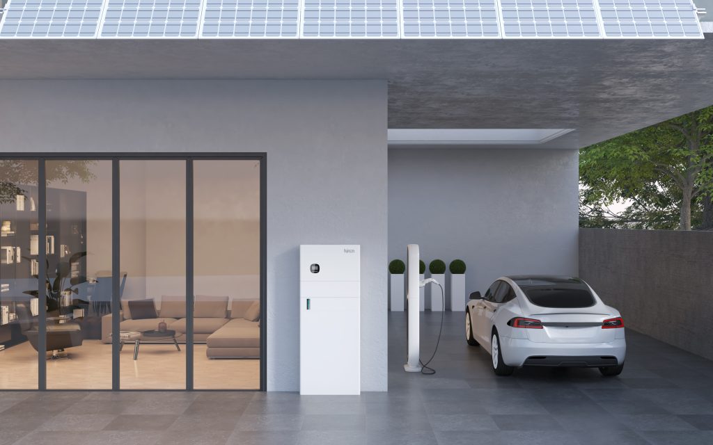 Hinen all-in-one battery storage unit installed in a Northern Ireland home